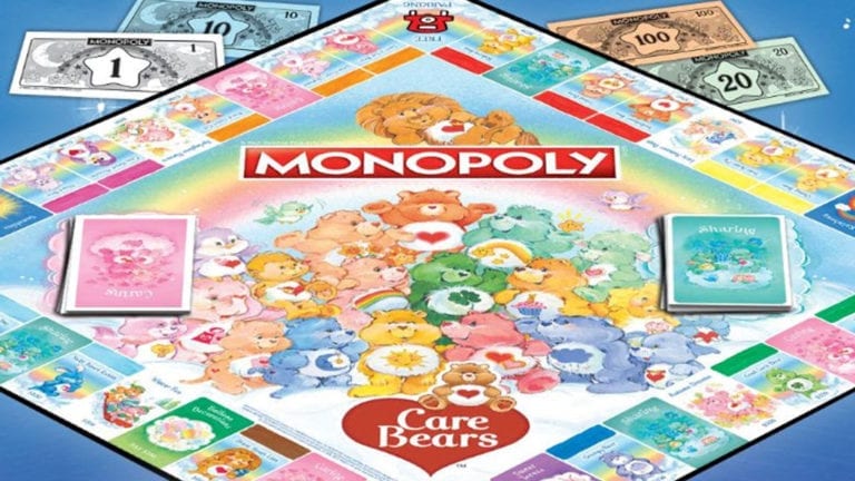 Rainbow-Slide Into Game Night with Care Bears Monopoly