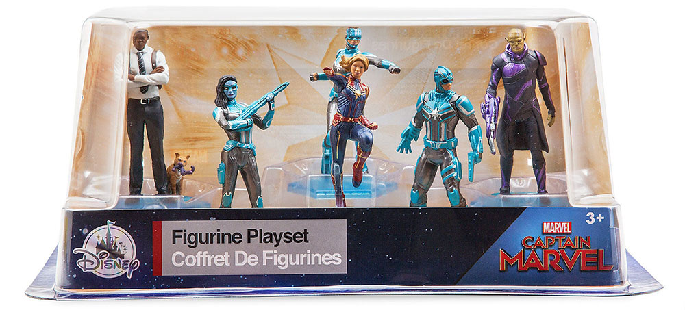Captain Marvel Figurine Set