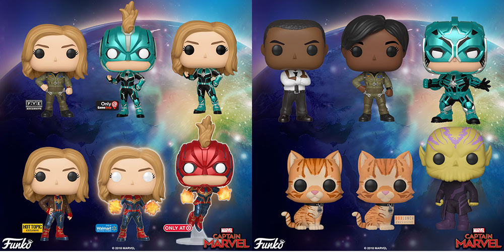 Funko Captain Marvel Collection