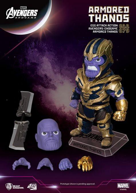 Avengers Endgame Armored Thanos Action Figure Accessories