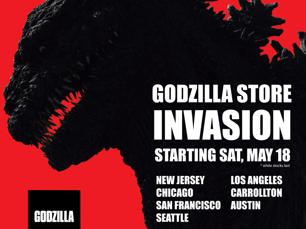 Godzilla pop-up shops