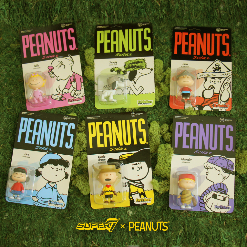 Super7 x Peanuts ReAction Figures