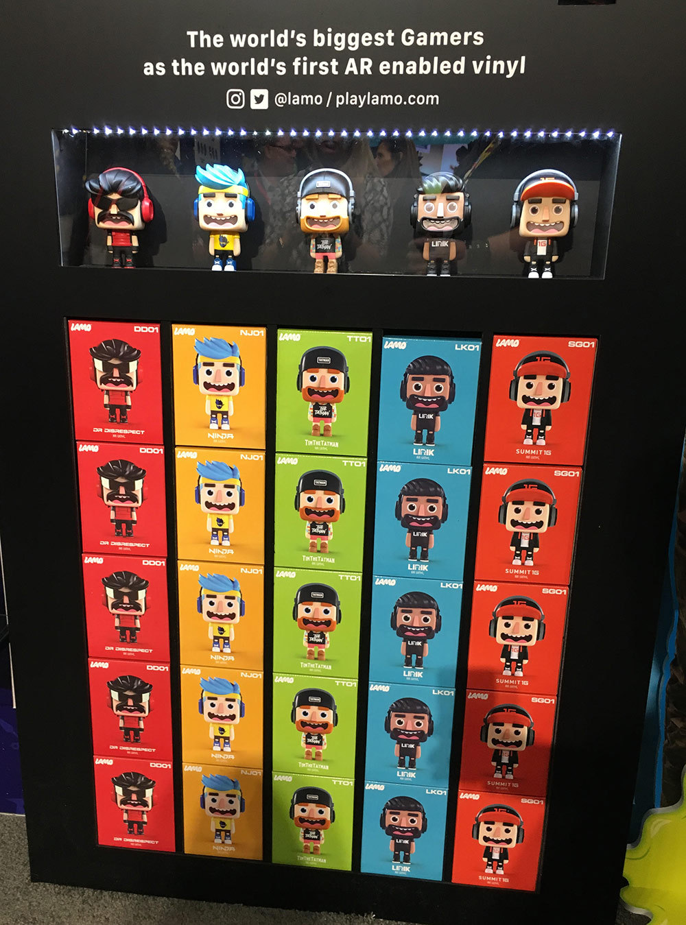 Boxed LAMO Figures at Toy Fair NYC