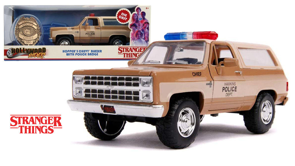 ‘Stranger Things’ Hopper’s Chevy Blazer by Jada Toys Hollywood Rides