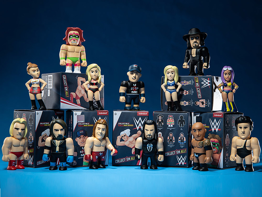Kidrobot WWE Mini Vinyl Figures Series