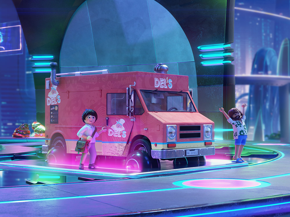Playmobil The Movie Dels Food Truck Scene