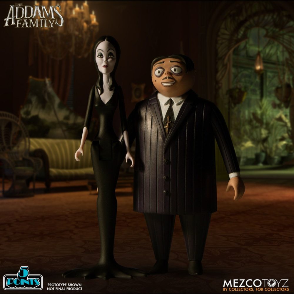 Mezco Toyz 5 Points The Addams Family: The Complete Set review • AIPT