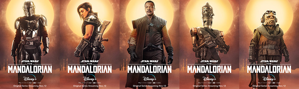 The Mandalorian Character Posters