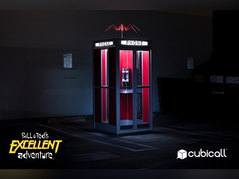 Bill and Ted's Excellent Adventure Phone Booth Replica from Cubicall