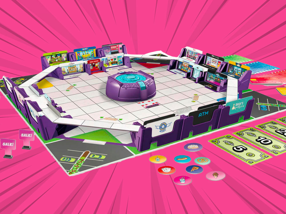 Hasbro Gaming Mall Madness Game, Talking Electronic Shopping Spree