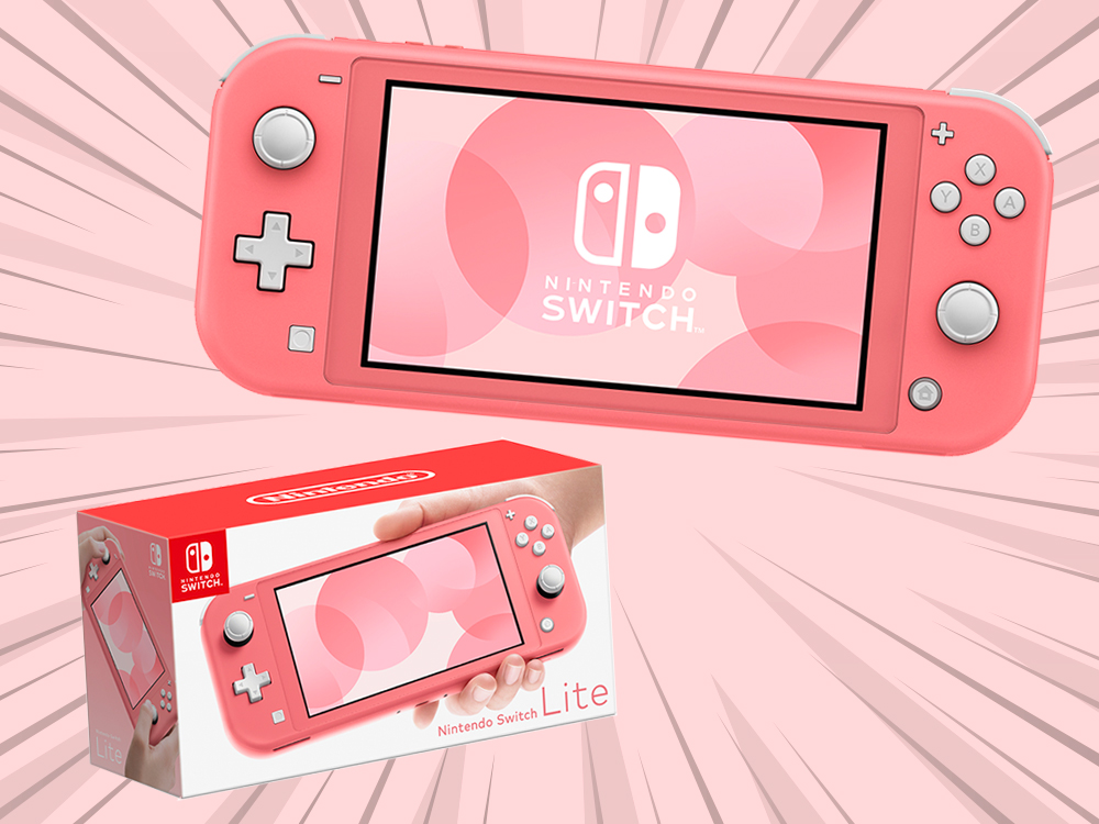 Nintendo switch lite coral on sale release