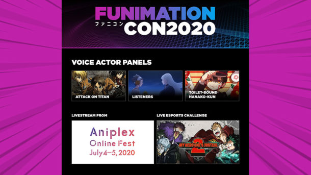 Virtual Conventions: FunimationCon 2020 Details Revealed | Pop Insider