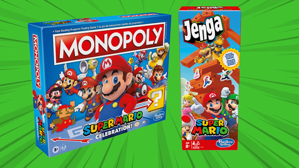 Nintendo Merch: Super Mario Bros. Monopoly and Jenga