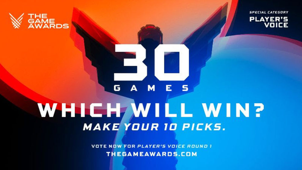 FINAL ROUND of voting for the Game Awards Player's Voice! Lets go