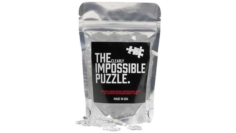 The Clearly Impossible Puzzle 100 Pieces - Clear Difficult Jigsaw Puzzle -  False Edge Pieces - Clear Hard Puzzle - 100 Piece - Yahoo Shopping
