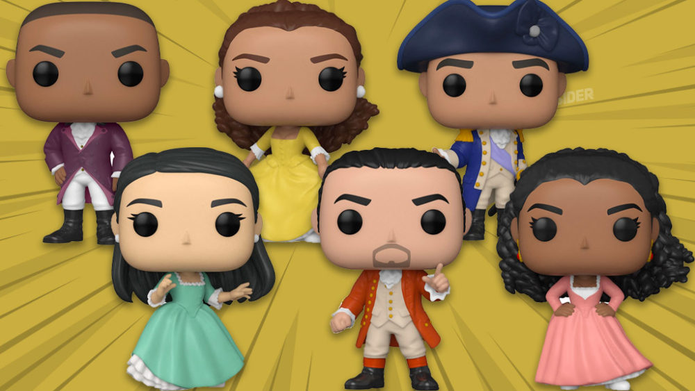 Funko Pop! Hamilton Set of 6: Alexander Hamilton, Aaron Burr, Angelica,  Eliza, Washington and Peggy