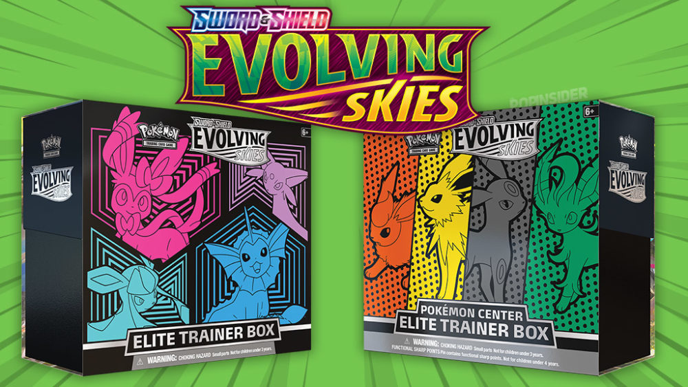 Pokemon TCG Elite Trainer Box etb | Sword and Shield Evolving Skies |  imperfect