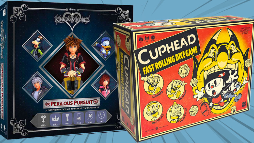 New Board Games: The Op's Kingdom Hearts & Cuphead Dice Games