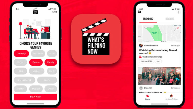 Now Filming 'What's Filming Now' App Shows Where Your Fave Movies Are Filming