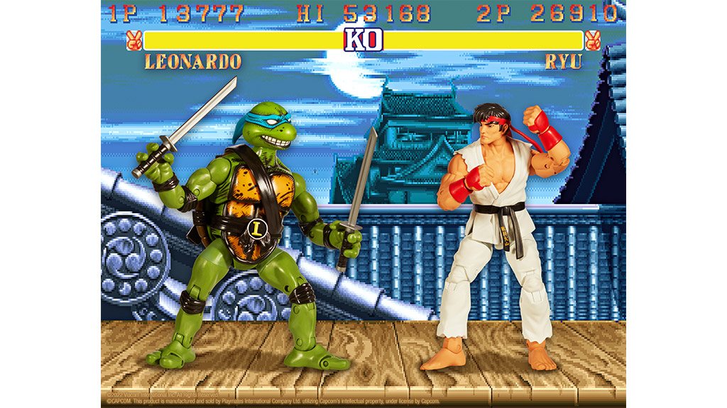 TEENAGE MUTATNT NINJA TURTLES VS STREET FIGHTER 35TH ANNIVERSARY