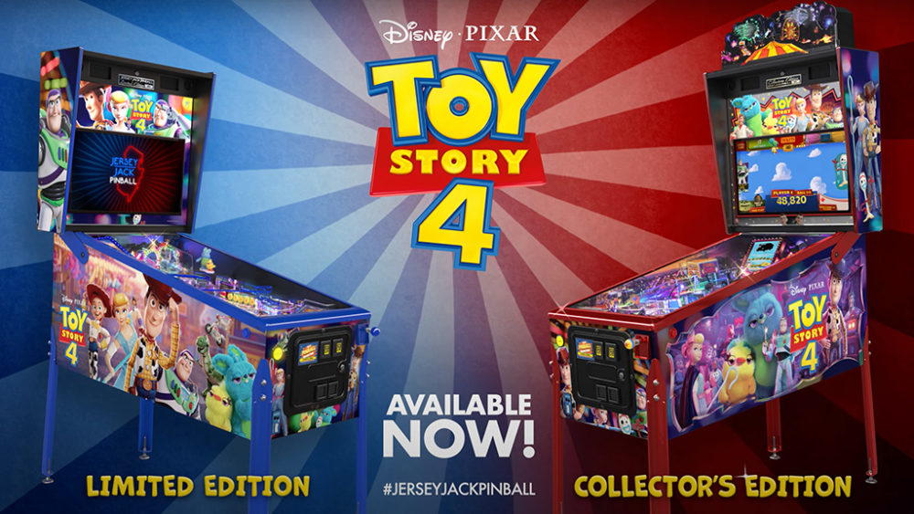 Jersey Jack Pinball Releasing Toy Story 4 Limited Edition Pinball