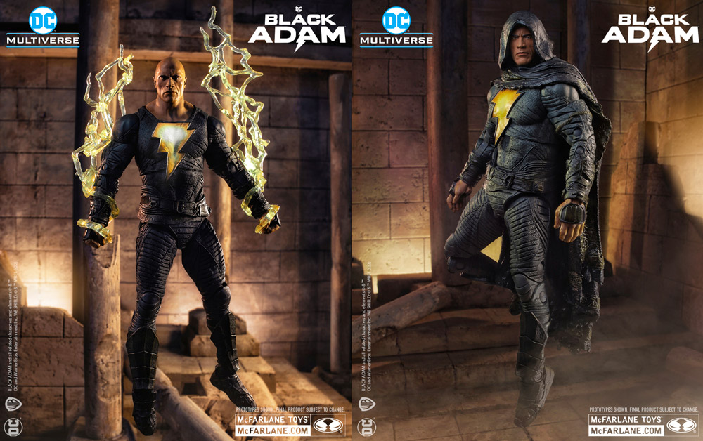 McFarlane Toys DC Multiverse Black Adam with Cloak Black Adam Movie Action  Figure - US