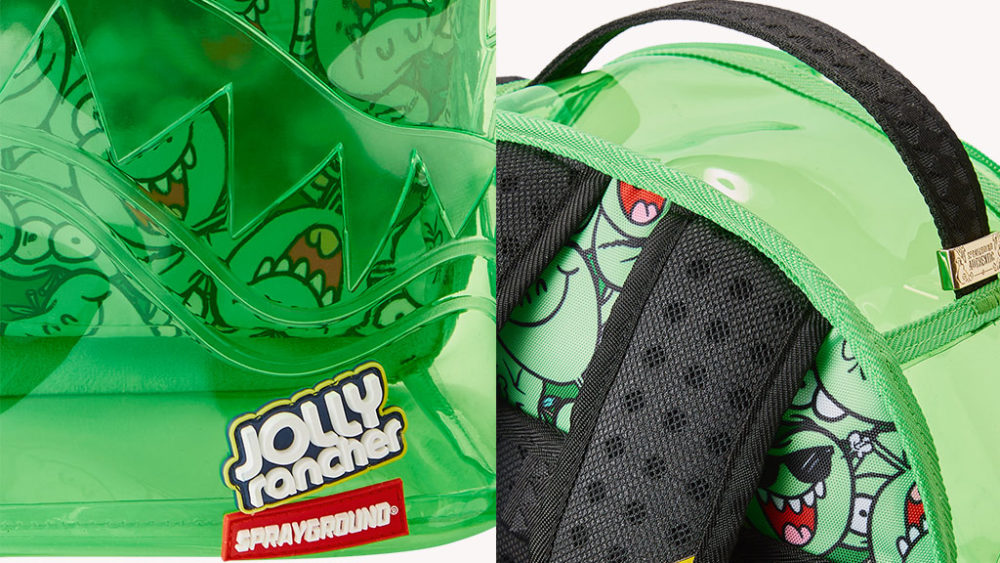 SPRAYGROUND JOLLY RANCHER Green Translucent Backpack - Limited