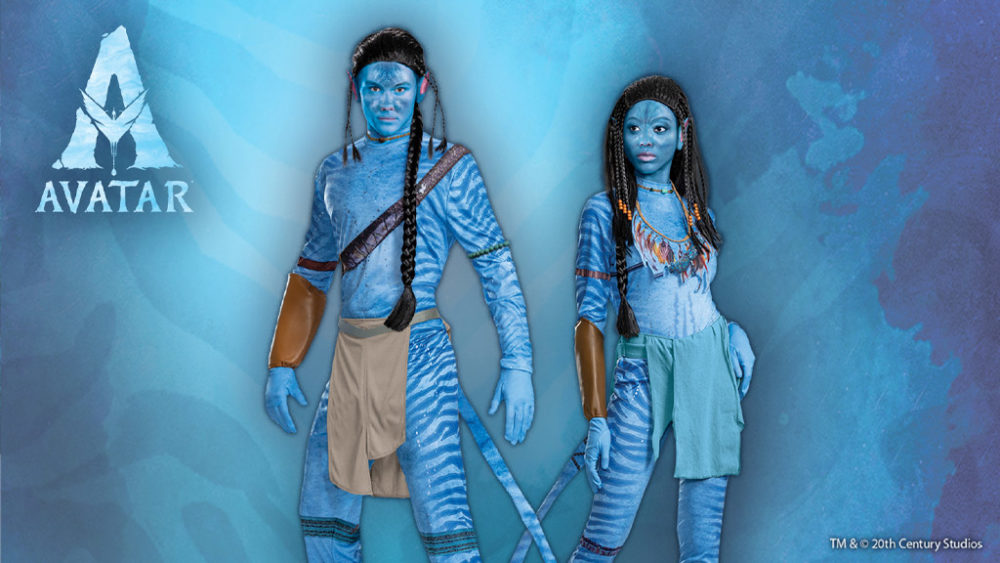 Adult Avatar Jake Deluxe Jumpsuit Tail Men's Halloween Costume M