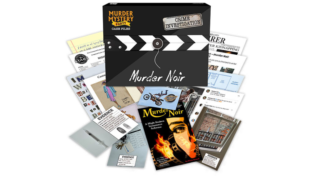 University Games Murder Mystery Party Case Files Puzzles - Murder