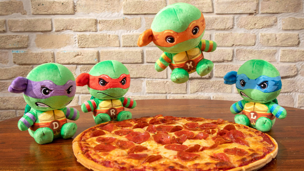Teenage Mutant Ninja Turtles Mutant Mayhem Leonardo, Michelangelo, Donatello & Raphael Set of 4 Plush