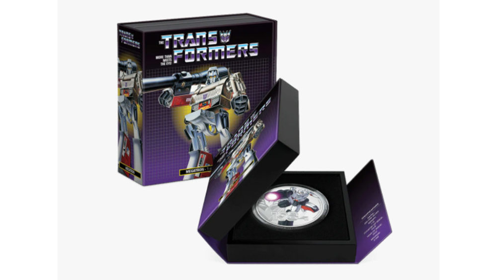 TRANSFORMERS — MEGATRON 1-OUNCE SILVER COIN - The Pop Insider