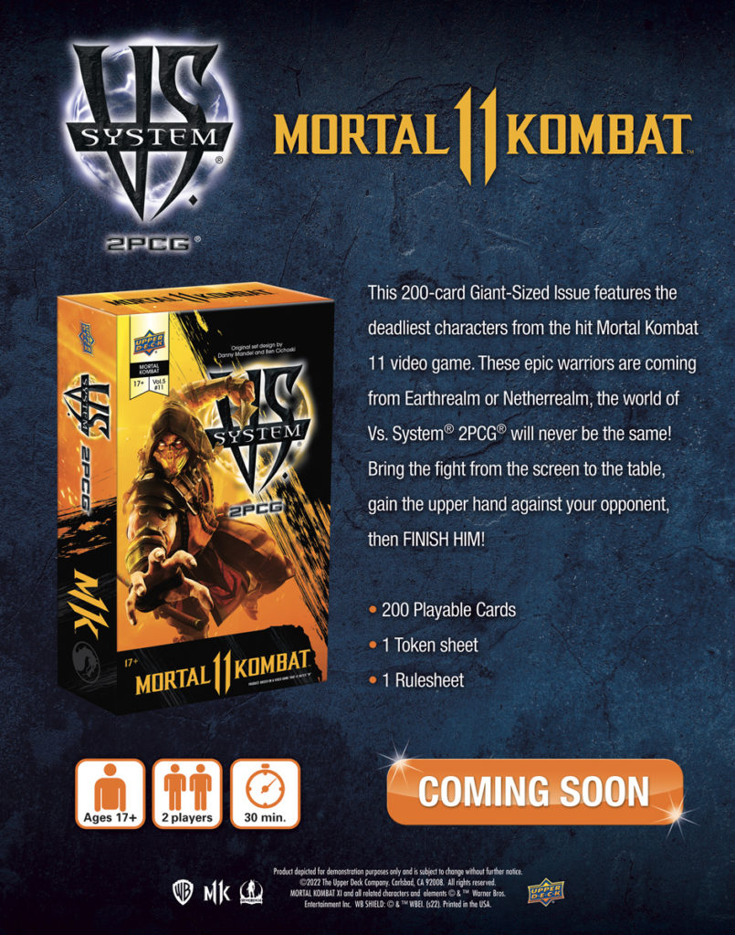 Upper Deck Releasing 'Mortal Kombat 11' Trading Cards