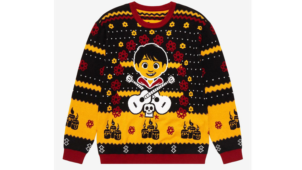 DISNEY PIXAR COCO MIGUEL ICON LIGHT UP HOLIDAY SWEATER The Pop Insider