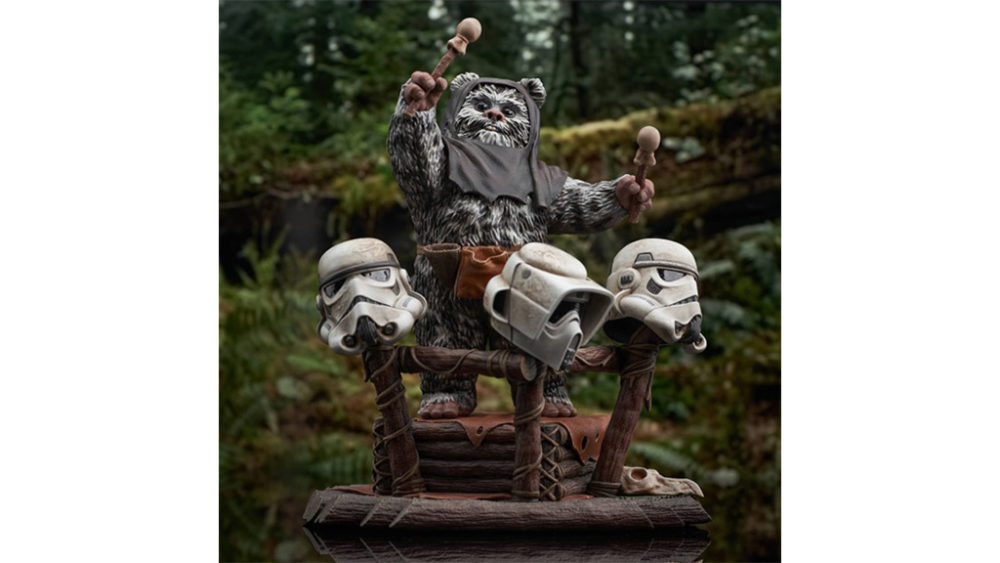 STAR WARS: RETURN OF THE JEDI — EWOK DRUMMER MILESTONES STATUE - The ...
