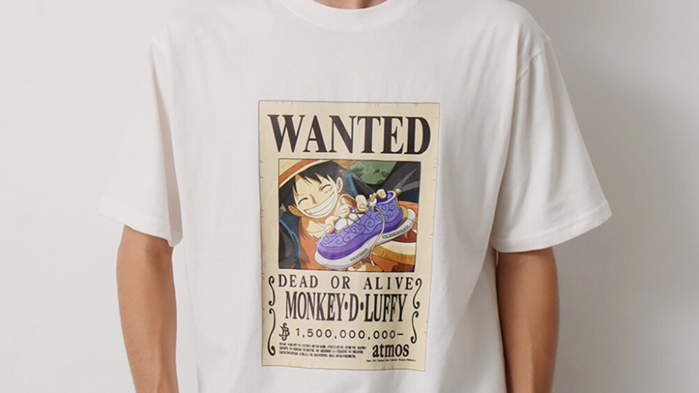 Wanted Monkey D Luffy One Piece Anime Pirate Unisex T-Shirt