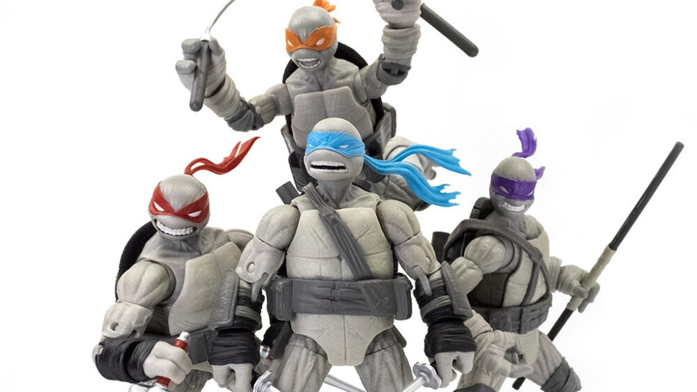 The Loyal Subjects The Loyal Subjects Teenage Mutant Ninja Turtles Battle  Action Figure Set