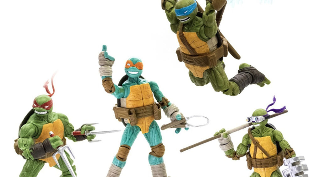 The Loyal Subjects The Loyal Subjects Teenage Mutant Ninja Turtles Battle  Action Figure Set