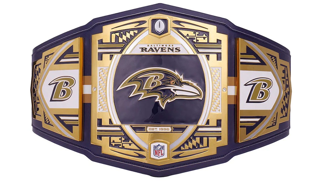 WWE and NFL Team Up for Team-Inspired Legacy Title Belts | The Pop Insider