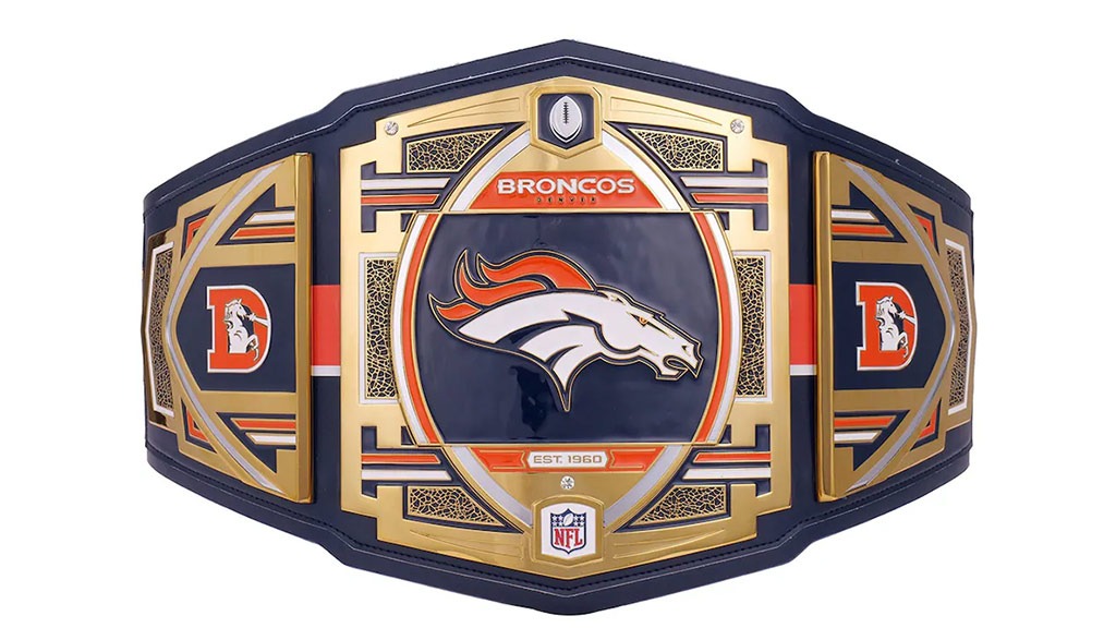 WWE and NFL Team Up for Team-Inspired Legacy Title Belts | The Pop Insider