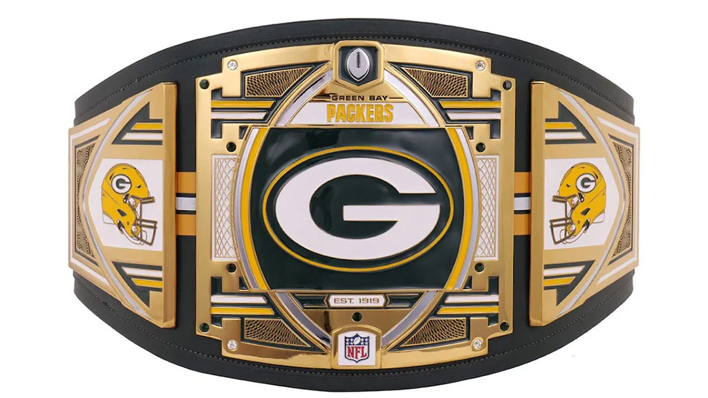 WWE and NFL Team Up for Team-Inspired Legacy Title Belts | The Pop Insider