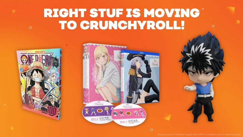 Right Stuf Merch Heads to Crunchyroll Store, Giving Anime Fans Even More Must-Haves