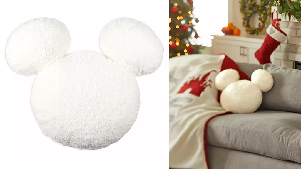 Mickey throw hot sale pillow