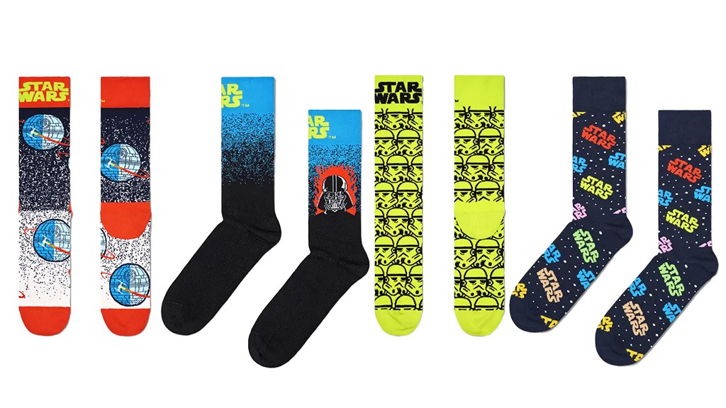 Happy Socks Calzini Star Wars C-3PO Modello 0273 - Colore Giallo Scuro