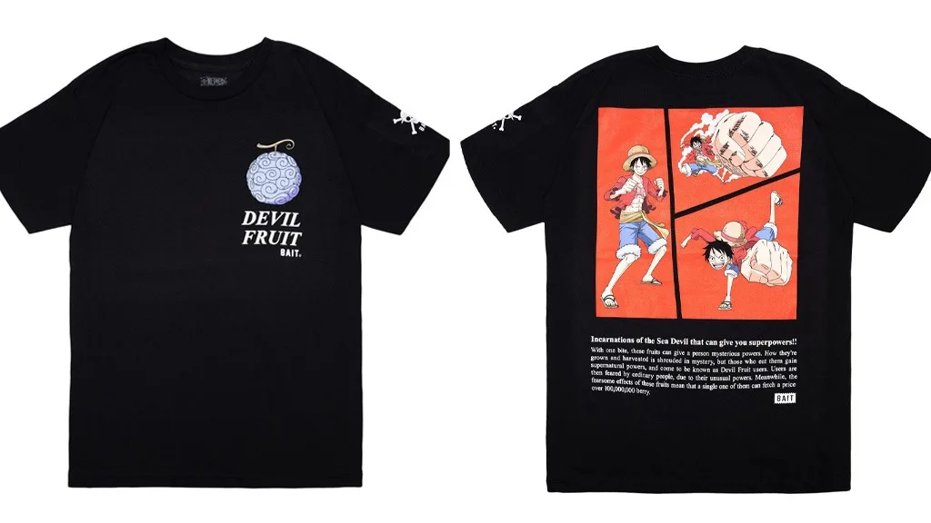 BAIT X ONE PIECE DEVIL FRUIT LUFFY TEE - The Pop Insider