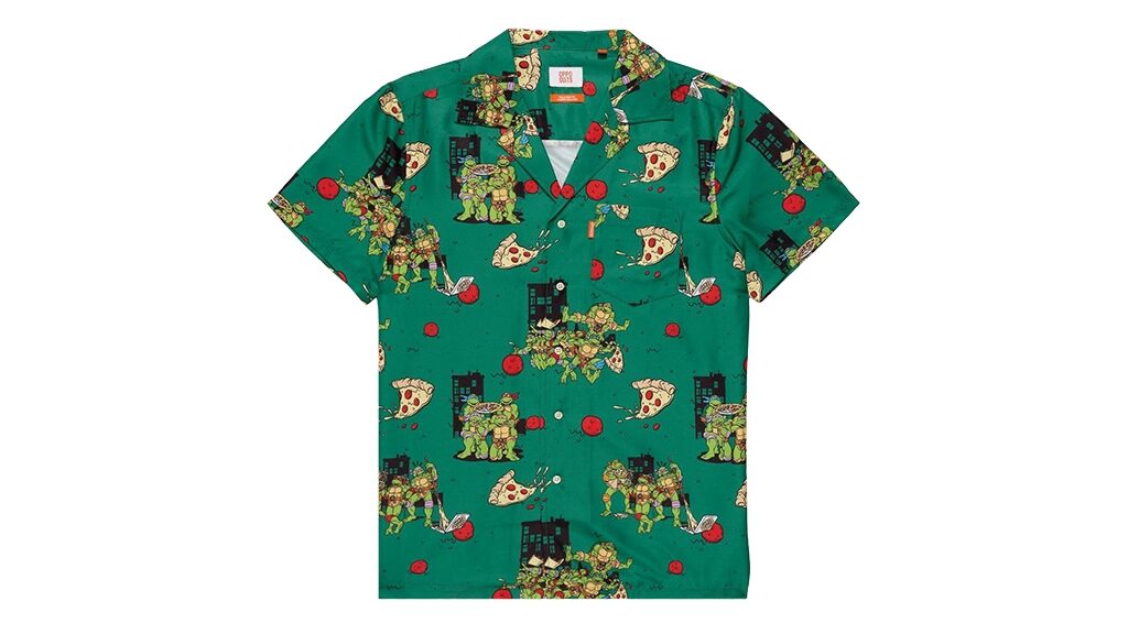 Teenage Mutant Ninja Turtles Comic Button-Down Shirt M