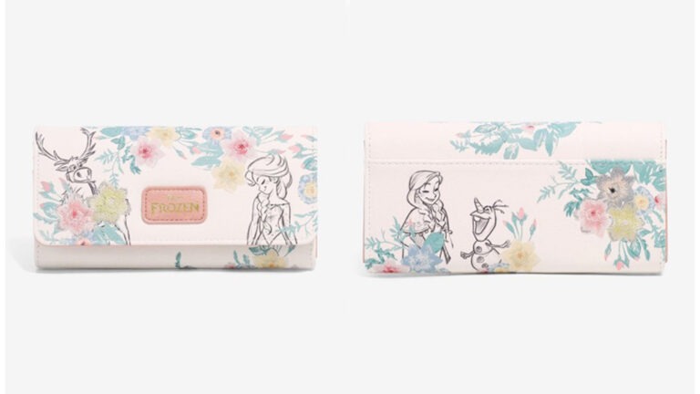 FROZEN FLORAL SKETCH PORTRAITS WALLET - The Pop Insider