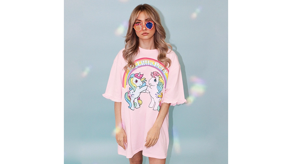 MY LITTLE PONY RUFFLE T-SHIRT DRESS - The Pop Insider