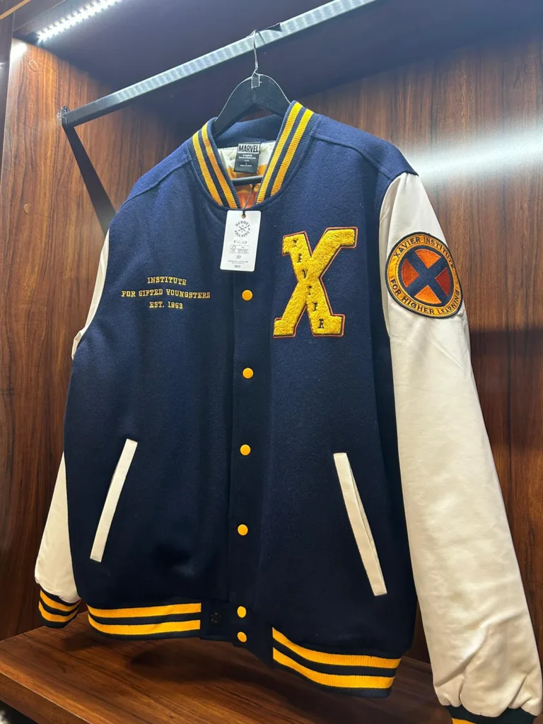 Marvel Xavier Institute Varsity Jacket, Official Apparel & Accessories