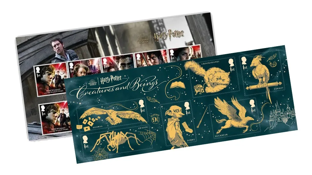 Royal Mail Releases First Harry Potter Stamps - Magical Realms Collection 