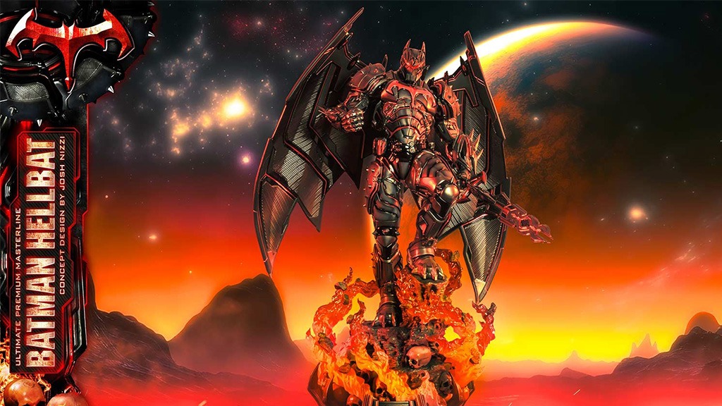 Helbat BATMAN HELLBAT 1:4 SCALE STATUE - The Pop Insider